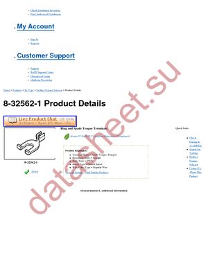 8-32562-1 datasheet  